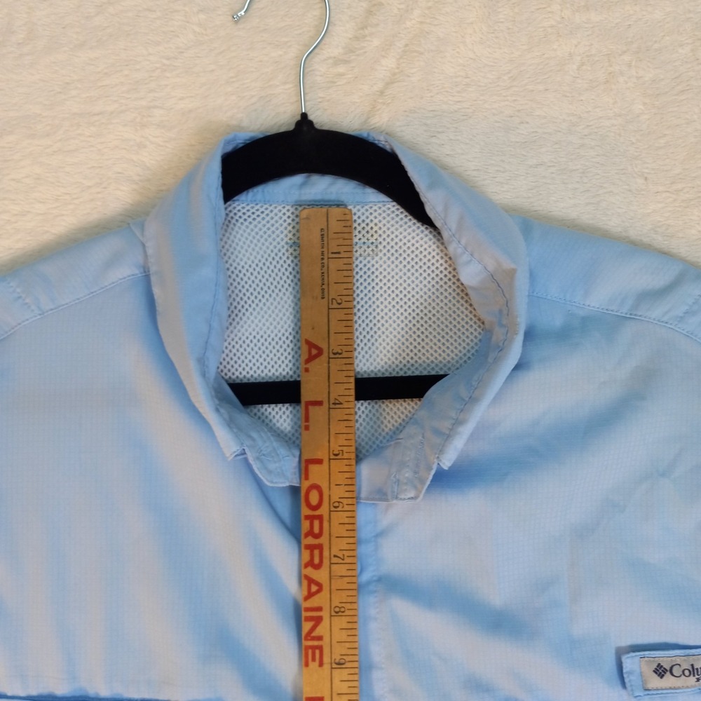 Columbia PFG Bonehead Shirt Mens Large Long Sleeve Fishing Vented Performance - Picture 8 of 16